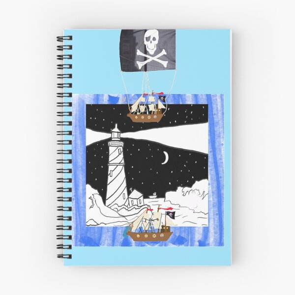 Item preview, The Lighthouse And The Pirate Ships designed and sold by pinkyjainpan.