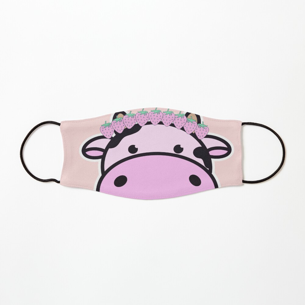 Strawberry Cow Mask By Ilikebeyonce Redbubble - roblox strawberry cow full outfit
