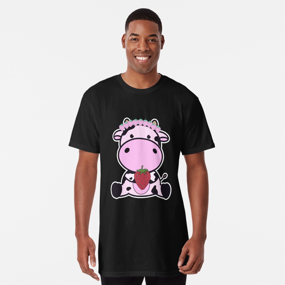 strawberry cow outfit roblox template