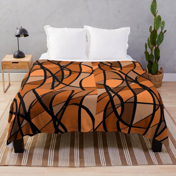 Artikelvorschau, Orange Mosaic Abstract Pattern entworfen und verkauft von designsbyad.