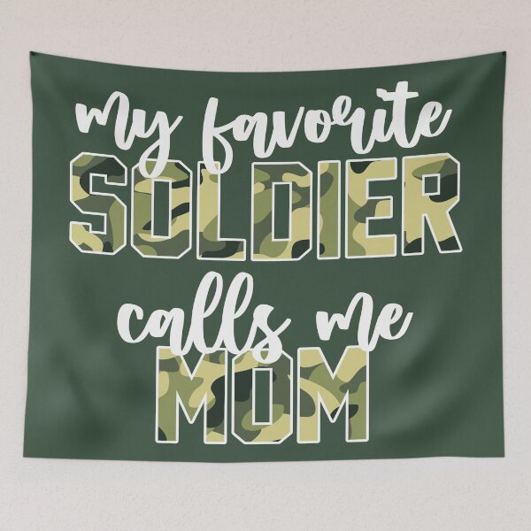 Item preview, My Favorite Soldier Calls Me Mom Proud Mom designed and sold by AutonomousN.