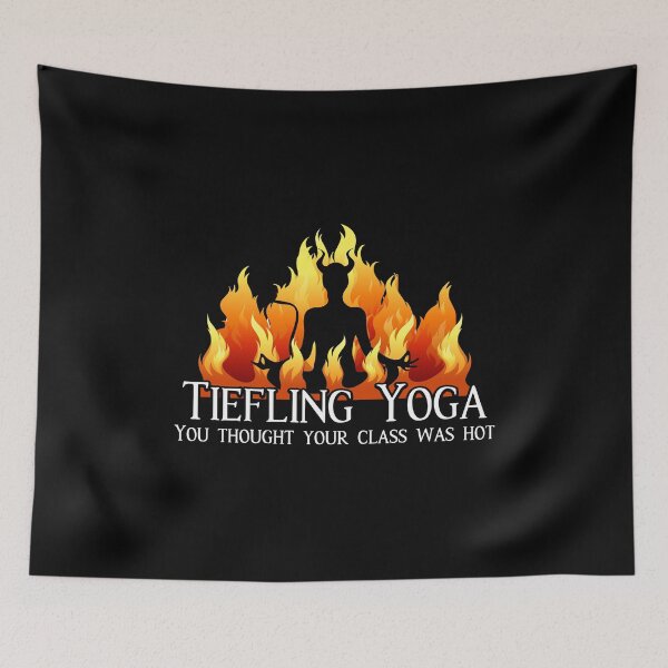 Item preview, Tiefling Yoga designed and sold by MeganLea.