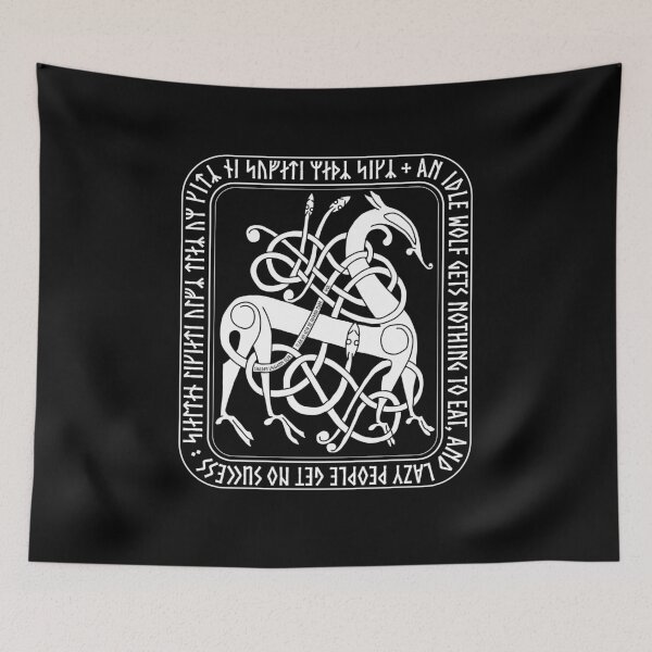 Item preview, Viking Runic Havamal Quote designed and sold by Helgi-chris.