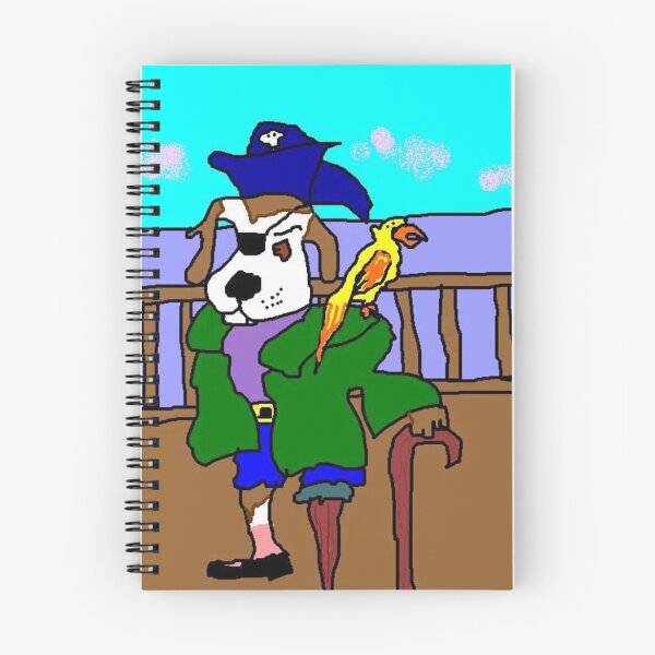 Item preview, Pirate Pup And His Parrot Pete designed and sold by pinkyjainpan.