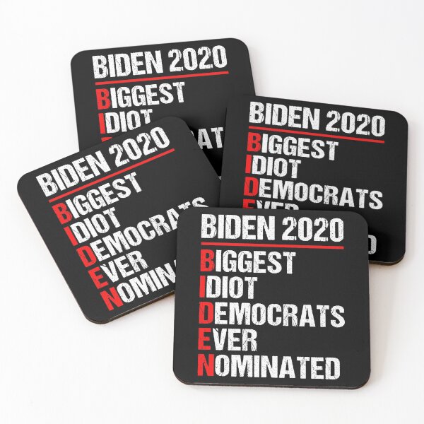 Item preview, Biden 2020 Biggest Idiot Democrats Ever Nominated Vintage Design Funny Anti Joe Biden 2020 Retro designed and sold by naworas.