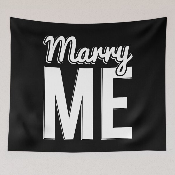 Item preview, Marry Me Proposal designed and sold by flippinsg.
