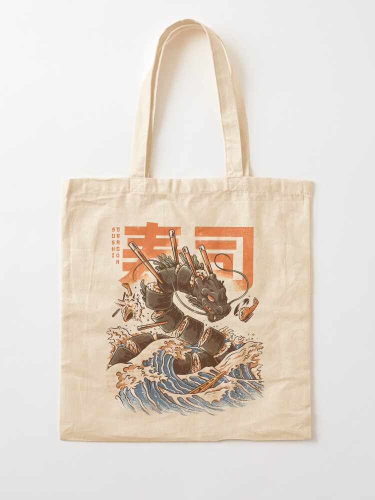Alternate view of Great Sushi Dragon Tote Bag