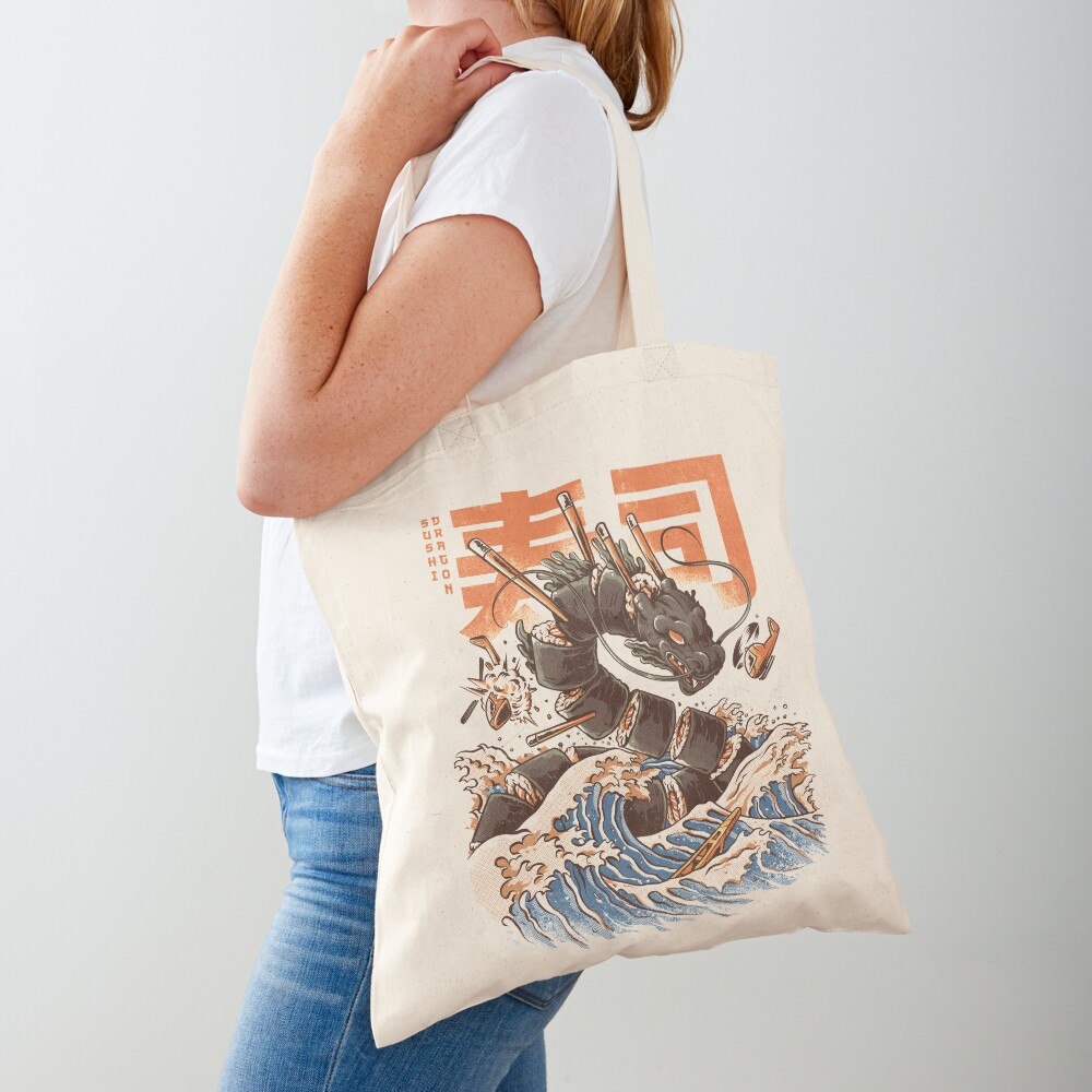 Great Sushi Dragon Tote Bag