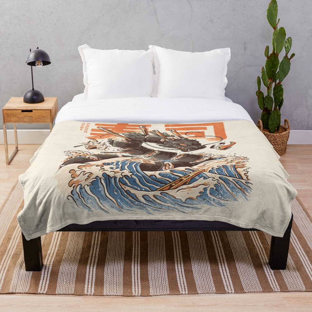 Item preview, Throw Blanket designed and sold by ilustrata.