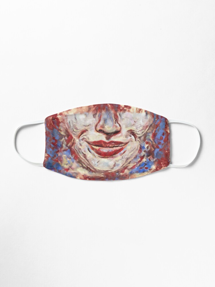 Alternate view of “Chaos” painting - “Smile” Fine Art series Mask