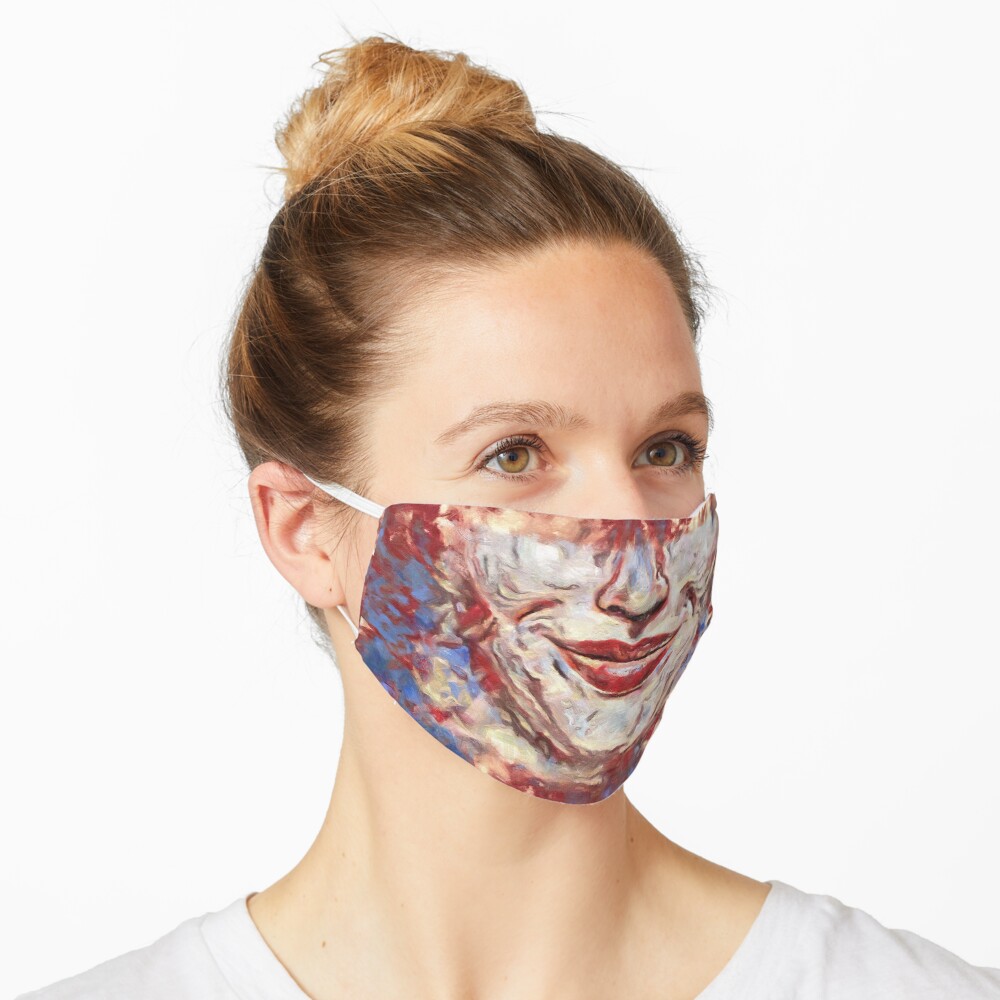 “Chaos” painting - “Smile” Fine Art series Mask