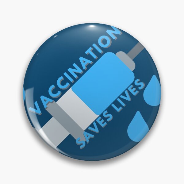 Item preview, Vaccination Saves Lives designed and sold by MaryaMeerkat.