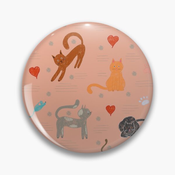 Item preview, Playful cat pattern  designed and sold by Leya6.