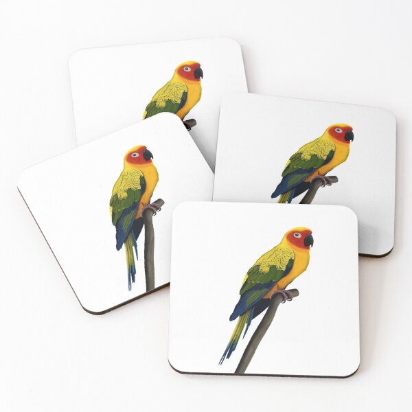 Item preview, Sun Parakeet Parrot Bird Animal Drawing Illustration birdwatcher biologist designed and sold by jz-birds.