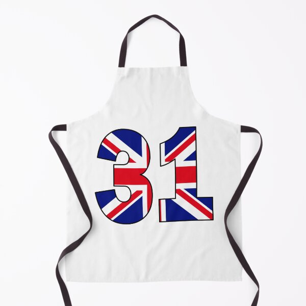 Item preview, Number 31 with UK flag on the background designed and sold by AllShirts21.