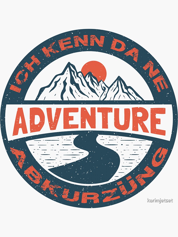 "I know the abbreviation mountain bike saying MTB" Sticker by