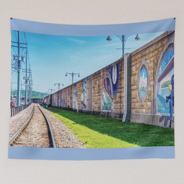 Item preview, Tracks Along Wall Of Fame designed and sold by mljdwhite.