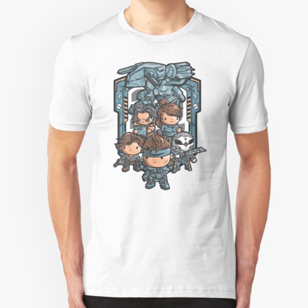 Metal Cute Solid Slim Fit T-Shirt