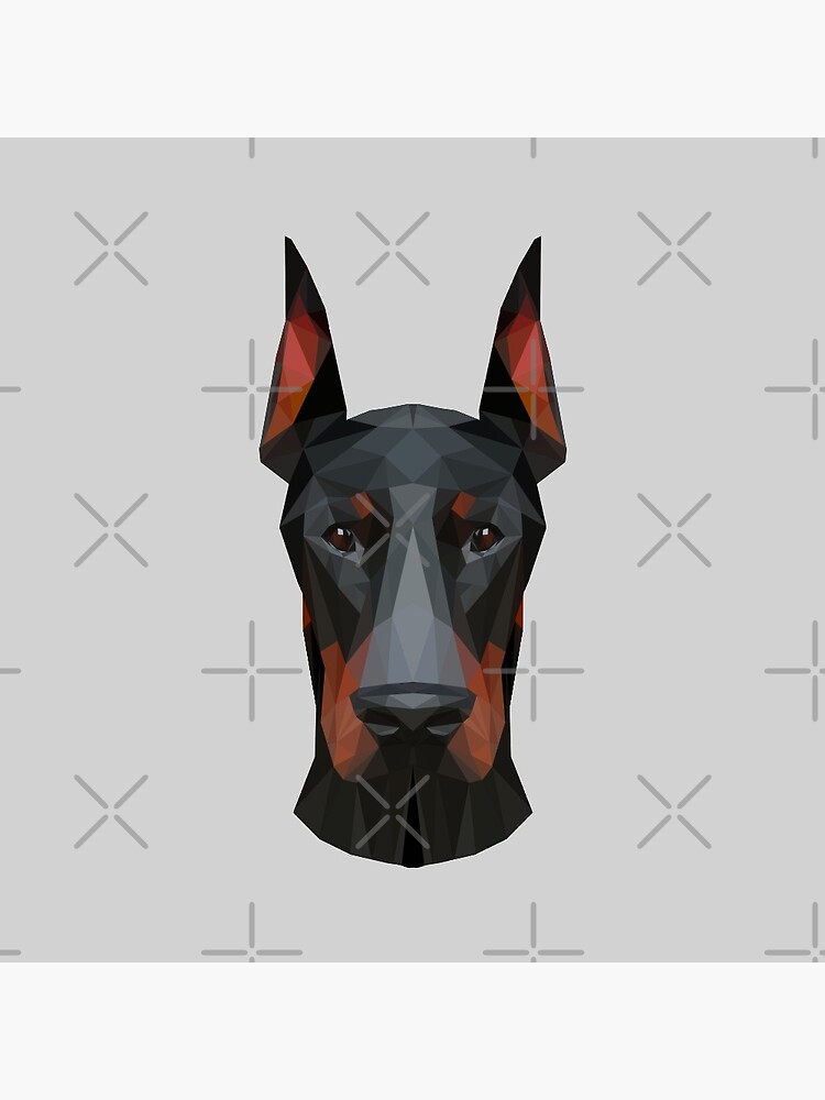 Polygonal Doberman Hoodie dress order