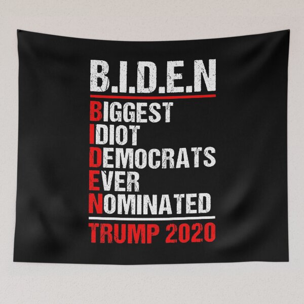 Item preview, Biden Biggest Idiot Democrats Ever Nominated Trump 2020 Vintage Design Funny Anti Joe Biden 2020 Retro designed and sold by naworas.