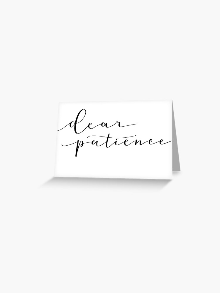 Niall Horan Dear Patience Lyrics Print Wall Decor 