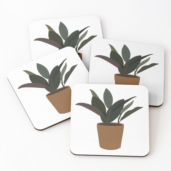 Item preview, Rubber Plant Ficus Elastica by LittleByrdSTU designed and sold by Martie Mart.