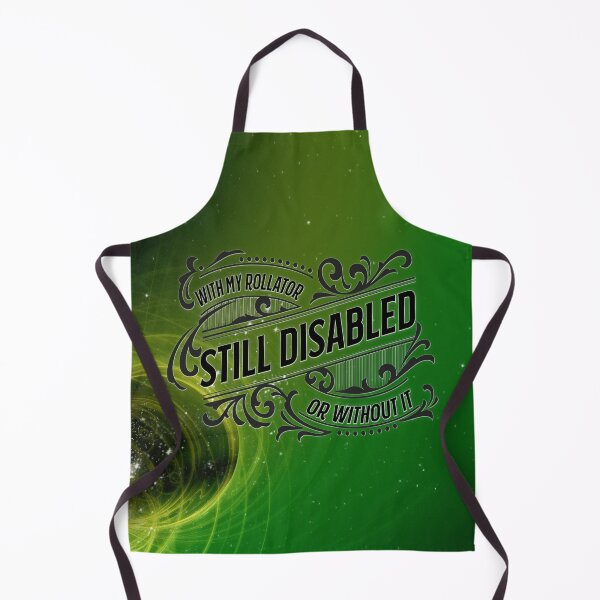 Item preview, Emerald Nebula Rollator, Still Disabled designed and sold by PrettySickArt.