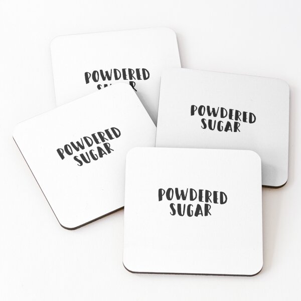 Item preview, Powdered sugar label designed and sold by DoodlessByEmma.