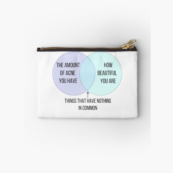 Item preview, The Amount of Acne You Have And Your Beauty designed and sold by ThoughtJumble.