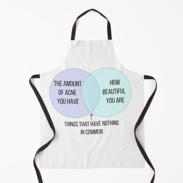 Item preview, The Amount of Acne You Have And Your Beauty designed and sold by ThoughtJumble.