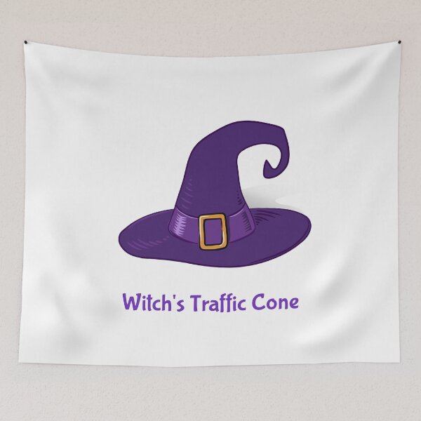 Item preview, Witch's Traffic Cone designed and sold by Ouijee.