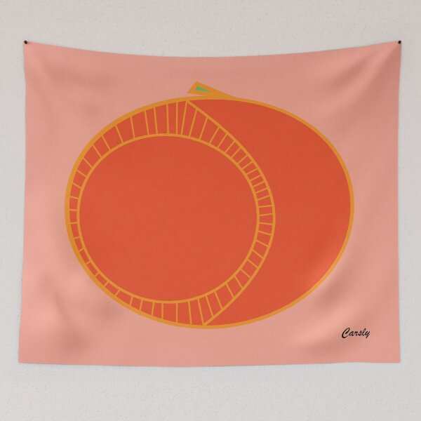Item preview, Abstract Pumpkin Pink designed and sold by Carsly75.