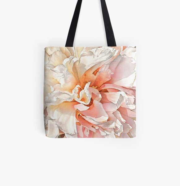 Moon River Watercolor Painting All Over Print Tote Bag