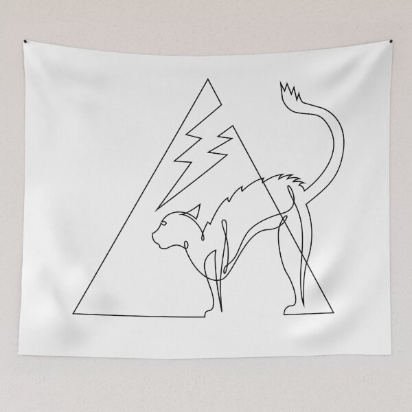 Item preview, Cat Lightning - Cat in an endless loop designed and sold by Rohjan.