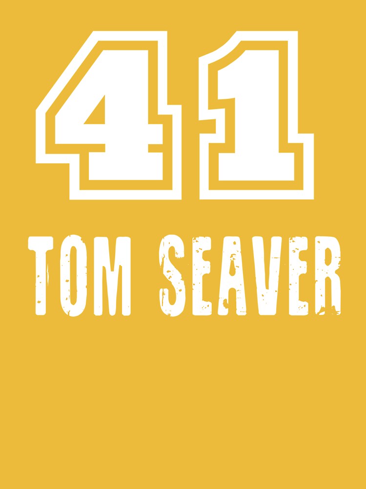 Tom Seaver #41 Jersey Number Sticker for Sale by StickBall