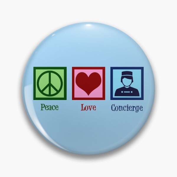 Item preview, Peace Love Concierge designed and sold by Epic Love Designs.