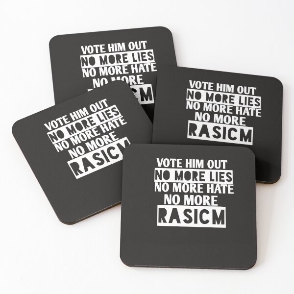 Item preview, Vote him out no more lies no more hate no more rasicm designed and sold by Andreastore.