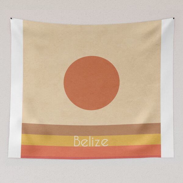 Artikelvorschau, Retro Sonnenuntergang Belize entworfen und verkauft von Teesbelize.