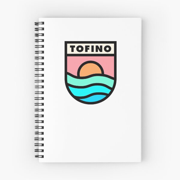 Item preview, Tofino Retro Badge Black Lines designed and sold by modeoftravel.