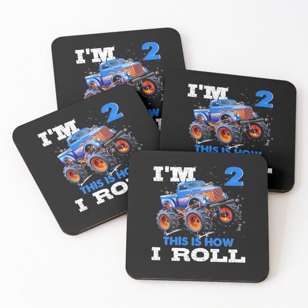 Item preview, I'm 2 This is How I Roll Monster Truck, Funny Kids 2 Year Old Birthday Party Gift designed and sold by PrintOfi.