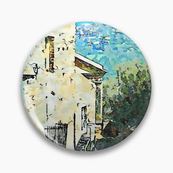 Item preview, Glimpse with buildings and landscape designed and sold by Giuseppe Cocco.