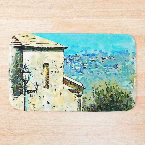 Item preview, Glimpse with buildings and landscape designed and sold by Giuseppe Cocco.