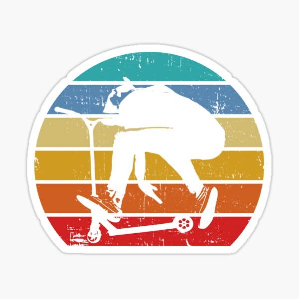 Stunt Scooter Sticker