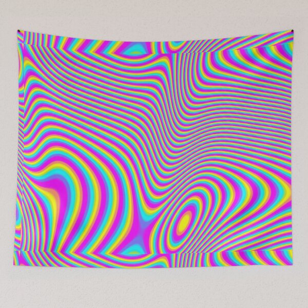 Item preview, Wave of color rainbow flag, colorful joyful pride designed and sold by artxphi.