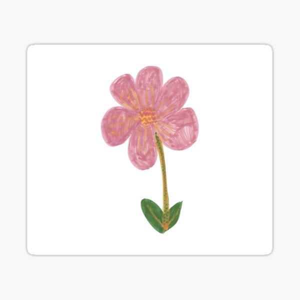 The Peaceful Flower Sticker