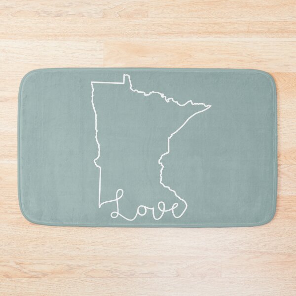 Item preview, Minnesota Cursive Love Home State Outline designed and sold by GreatLakesLocal.