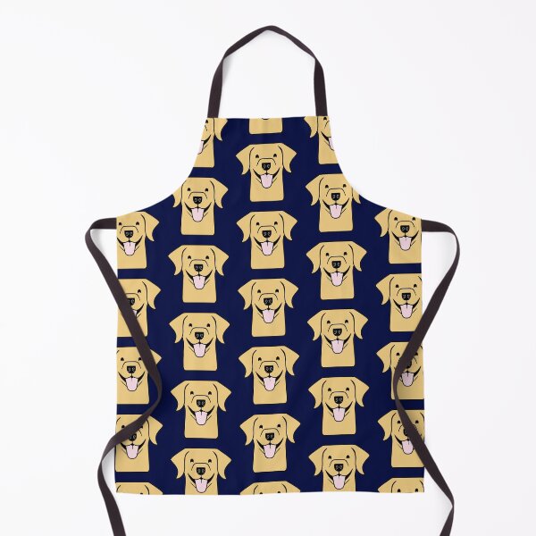 Happy Labrador - Yellow Lab - Lab mom - Yellow Lab gifts - Golden Lab Apron