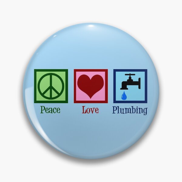 Item preview, Peace Love Plumbing designed and sold by Epic Love Designs.