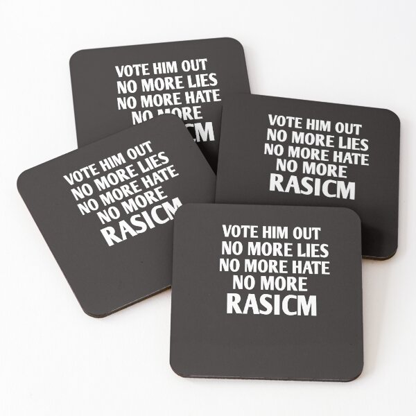 Item preview, Vote him out no more lies no more hate no more rasicm designed and sold by Andreastore.