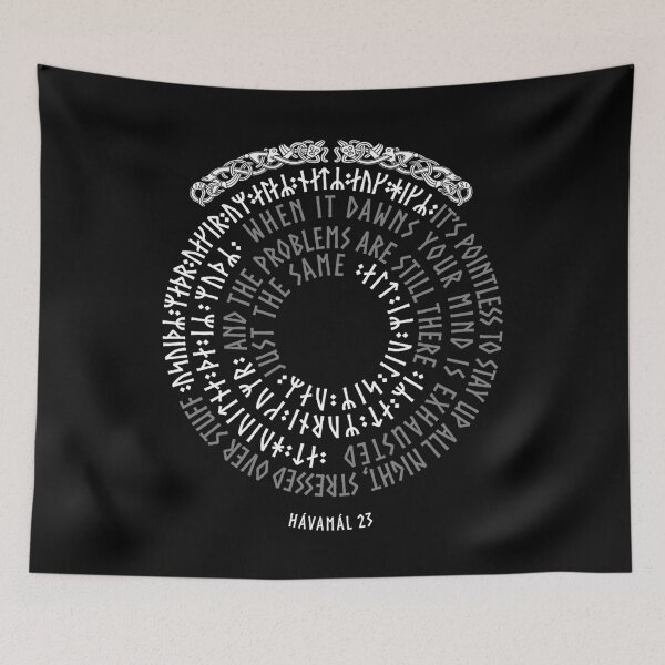 Item preview, Viking Runic Havamal designed and sold by Helgi-chris.